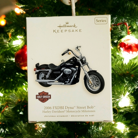 Hallmark Keepsake 2006 FXDBI Dyna Street Bob Harley Davidson Motorcycle Ornament - Picture 1 of 10